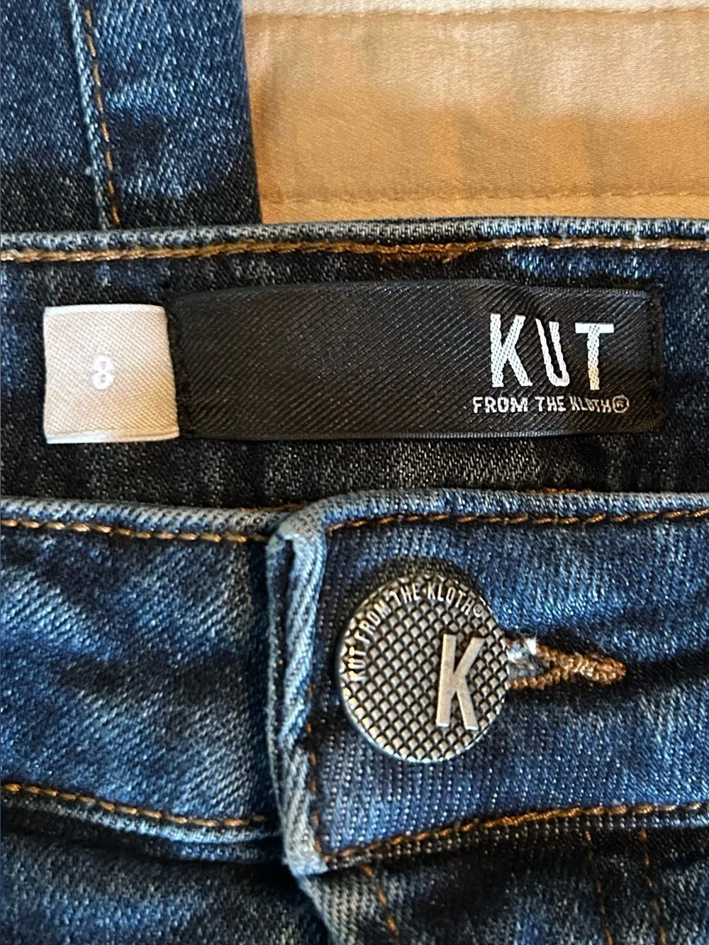 Kut from the Kluth Classic Women's Dark Blue Jeans - Picture 4 of 11